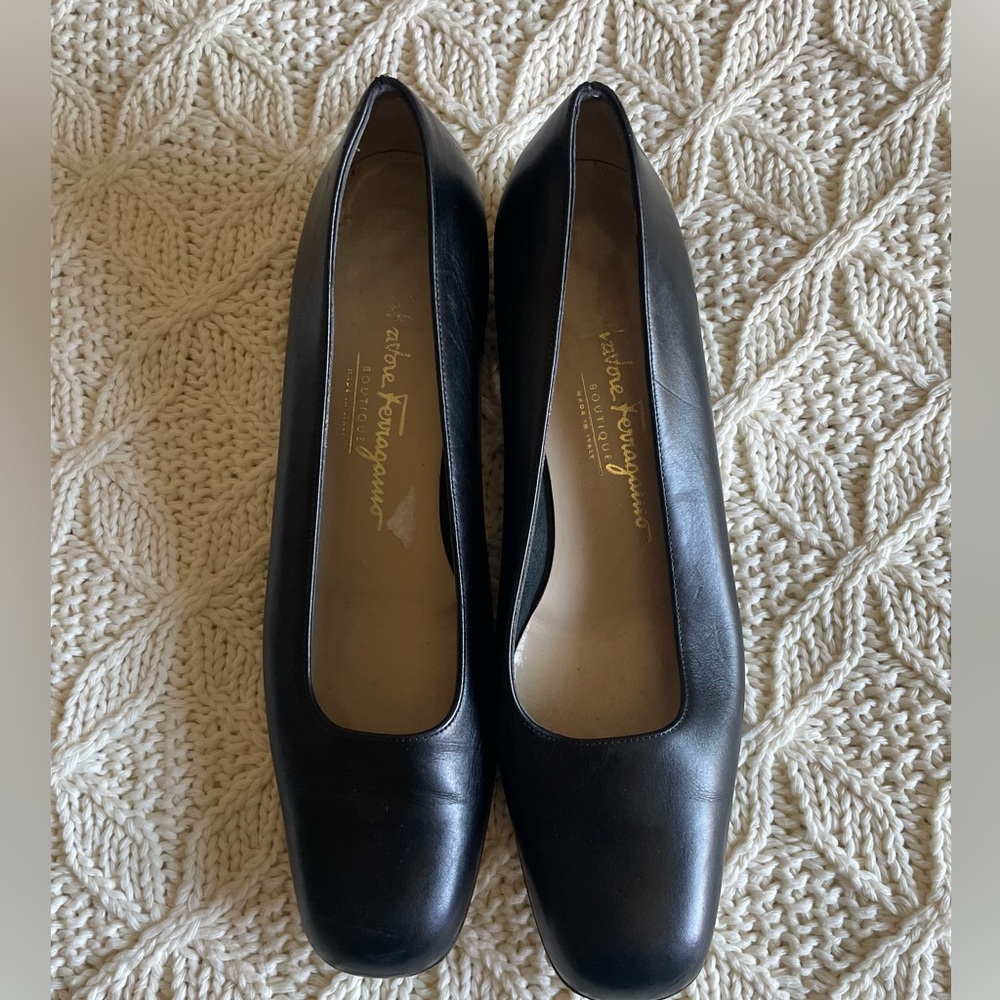 Salvatore Ferragamo Classic Black Heels